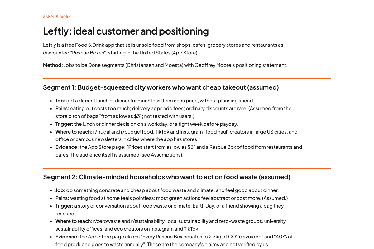 Consumer App Marketing Strategist